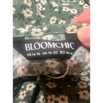 BloomChic Daisy Print Off The shoulder Mock V Wrap Dress Sz 14 Photo 3