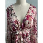 Free People Closer to the Heart Floral Print Ruffled Tiered Mini Dress Photo 4