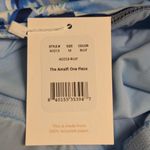 ANDIE  The Amalfi One Piece Blue Floral Scoop Neck Adjustable Straps M New Photo 7