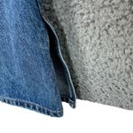 Mango MNG by  Straight Fit Slit Ankle Hem High Rise Denim Jeans Size 6 Photo 6