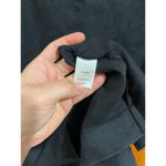 Garnet Hill Women’s  Black Pure Linen Sleeveless Lagenlook Minimalist Dress 10 Photo 2