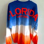Spirit Jersey Florida Gators Blue and Orange Ombre Long Sleeve Jersey Men’s Medium Photo 7