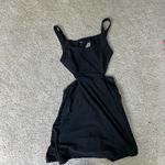 Outdoor Voices  Black Cutout Back Court/Pickleball Dress With Shorts Photo 2