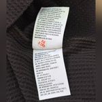 American Eagle  black waffle knit long sleeve women’s size large Photo 6