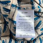 Dragonfly print "The Shirt" by Rochelle Behrens. Size XS Blue Photo 4