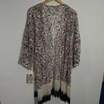 Democracy NWT‎  Floral Lace Kimono Swim Coverup Multicolor Size X-Large Photo 4