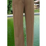 Cache Contour Body Shaping Pant Stretch New Zipper Pockets Brown Tan NWT $98 Photo 4