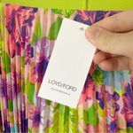 NWT Loyd/Ford Vega Floral Pleated Midi Skirt Sz M Green Size M Photo 4