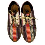 Patara Women's Nomad Casual Rainbow Boho Espadrille Shoes Size 8 Hippie Woven Pink Photo 1