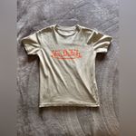 Von Dutch  Tan Graphic Tee Y2K Women’s Babydoll T-shirt Sz S NWOT Photo 2
