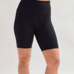 Girlfriend Collective NEW  High Waist Bike Shorts - Black - XS Photo 0