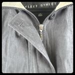 VTG Fleet Street Women's Vintage Black Trench Coat Rain Jacket Size 12 90's Gray Photo 4