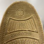 Toni Pons Blue Canvas Espadrilles Tan Trim Slip Photo 9