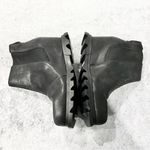 Sorel Joan Of Arctic Wedge III Chelsea Boot Black Sea Salt Leather Size 9.5 Photo 3