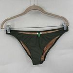 J. Crew Heritage 1989 High Leg Bikini Bottom Women M Green NEW Beach Coastal Size M Photo 0