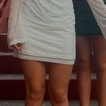 Lulus  White Pearl Mini Hoco Dress Photo 5