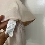 Kate Spade New York pink crew neck cotton shirt ruffle hem size Small Pink Photo 5