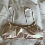 Pearl Holographic Bikini Size M White Size M Photo 3