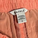 Athleta  Retreat Linen High Rise Wide Leg‎ Pant Sunset Glow Orange Size 0 Photo 6