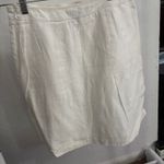Brooks Brothers  White linen skirt  Photo 1
