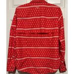 Magellan outdoors  Womens Christmas Red Relaxed Fit Gear Long Sleeve Shirt Size S Photo 1