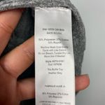 Current/Elliott ‎ Gray Convertible Off the Shoulder One Shoulder Ruffle Top Photo 6