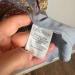 Chic Wish Flying Petals Print Puff Sleeve Ruffle Dress in Lavender Photo 5