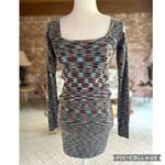 Cotton On Cotton:on Skirt Top Set Bodycon Mini Space Dye Blue Multi Knit S Festival Party Photo 1