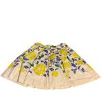 Talbots RSVP BY WHITE, YELLOW, BLUE & GREEN COTTON FLORAL TWILL SKIRT (12P) Photo 7