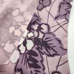 Loft Ann Taylor Sleeveless Blouse Lined Zipper Floral Purple& White Size 6P Photo 9