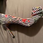 Betsey Johnson Betsy Johnson Bret Floral and Striped 4” Stiletto Heels size 6 Photo 3