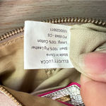 Elliott Lucca Gold Metallic Basket Weave Woven Leather Crossbody‎ Bag Purse Photo 8