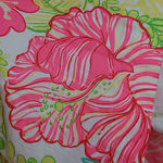 Lilly Pulitzer  PLEATED A LINE COTTON TWILL LINED BRIGHT BOLD FLORAL PREPPY SKIRT Photo 7