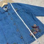 North Crest  Vintage Denim Button Down Shirt Embroidered Bird Size 3X Photo 12