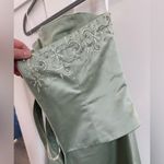 Pinky & Me size 10 light sage green strapless formal dress, prom, EUC, beaded Photo 11