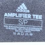 Adidas  Women’s Amplifier Tee Black Short Sleeve Graphic T-Shirt Small Photo 9