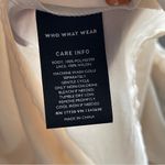 Who What Wear | Cream Lace Long Sleeve Blouse Sz M Photo 19