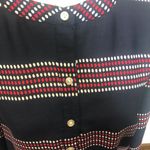 Banana Republic  dark blue polka dot sheer long sleeve blouse​ Photo 2