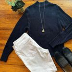 Pendleton  Navy Ribbed Long Sleeve Turtleneck Sweater Size Medium Great C… Photo 0