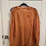 easel Distressed Tie Shoulder Sweatshirt - Sienna Photo 5