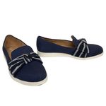 Life Stride  Velocity Blue Canvas Slip On Flats Photo 2