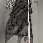 Dress Forum FORUM Roaring 20’s Gatsby Flapper Fringe Black Vintage Dress Women’s Sz XS EUC Photo 6