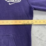 Nike Hoodie Women Small Full Zip Long Sleeve Pocket Purple Swoosh Gym Cruise Photo 9