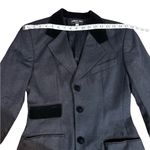 Philippe Adec Paris Women's Dark Gray & Black Vintage Blazer/Coat size 6 Photo 11