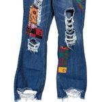 Almost Famous Vintage Distressed Patchwork Jeans Photo 2