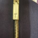 TED BAKER Hethia stretch knit highneck Knit Skater Dress Gold Zip Size 0 (US 2) White Photo 8