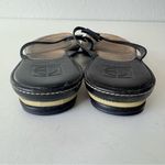 Cole Haan  Women’s Black Gray Leather Thong Sandals Size 9 B Photo 5