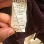 Redhaute V Neck Long Sleeve Top Sweater Back Slit Detail Medium Pink Photo 6