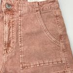 American Eagle Outfitters NWT Pink Corduroy Super Hi-Rise Stretch Walk Shorts 4 Photo 2