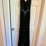 Joseph Ribkoff  Black Gown with Silver Accents Photo 1